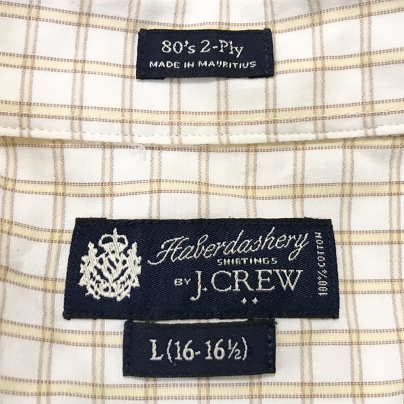 J Crew Mens Large Haberdashery 80s 2 Ply Cotton - Picture 3 of 5
